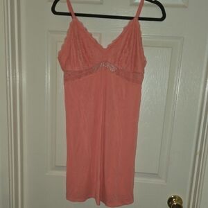 Soma Coral Lace Trim Chemise‎
